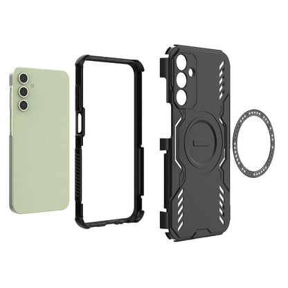 MagSafe калъф за Samsung Galaxy A15 5G A156 / A15 A155, Techsuit, ArmorMag, Черен