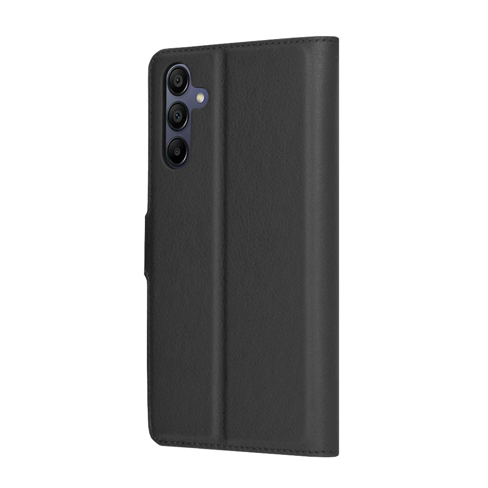 Калъф за Samsung Galaxy A15 5G A156 / A15 A155, Techsuit, кожен фолио, черен
