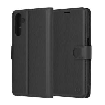 Калъф за Samsung Galaxy A15 5G A156 / A15 A155, Techsuit, кожен фолио, черен
