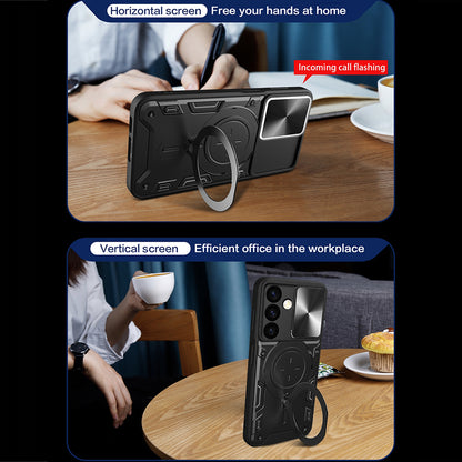 Калъф за Samsung Galaxy A16 5G A166 / A16 4G A165, Techsuit, CamGuard Pro, Черен