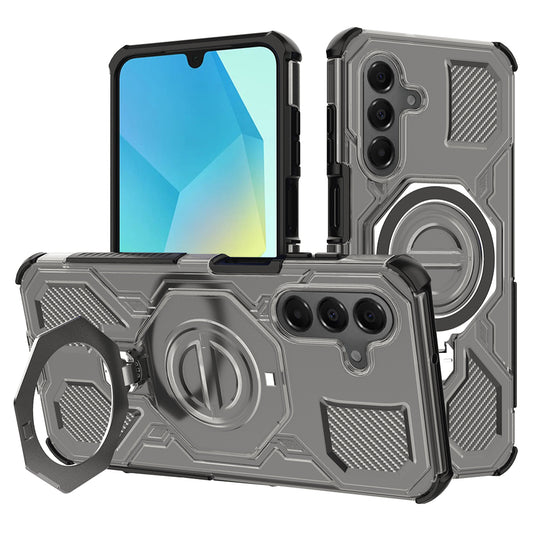 Калъф за Samsung Galaxy A16 5G A166 / A16 4G A165, Techsuit, Carbon Shield Pro, Светло черен