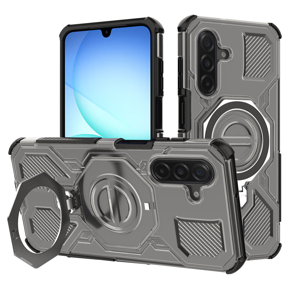 Калъф за Samsung Galaxy A17 4G / A17 5G, Techsuit, Carbon Shield Pro, Светло черен