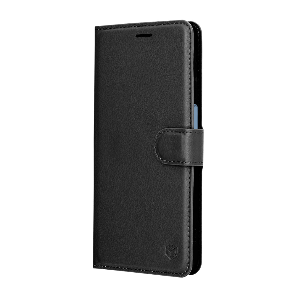 Калъф за Samsung Galaxy A17 4G / A17 5G, Techsuit, Leather Folio, Черен