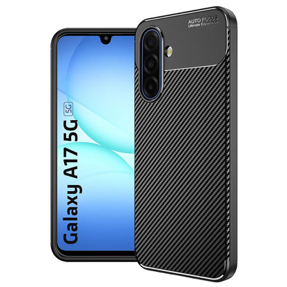Калъф за Samsung Galaxy A17 5G, Techsuit, CarbonFiber, Черен