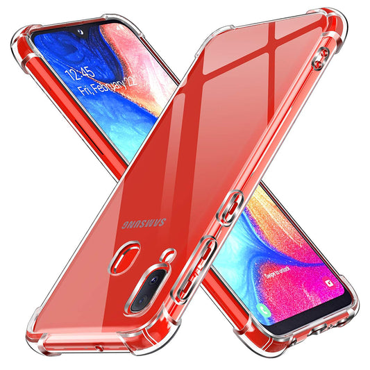 Калъф за Samsung Galaxy A20e A202, Techsuit, Shockproof Clear, Прозрачен