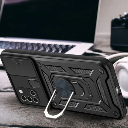 Калъф за Samsung Galaxy A21s A217, Techsuit, CamShield, Черен