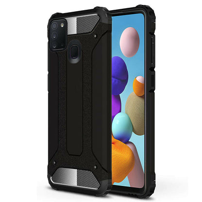 Калъф за Samsung Galaxy A21s A217, Techsuit, Hybrid Armor, Черен