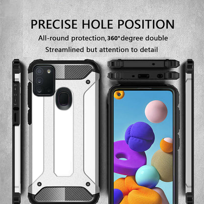 Калъф за Samsung Galaxy A21s A217, Techsuit, Hybrid Armor, Черен
