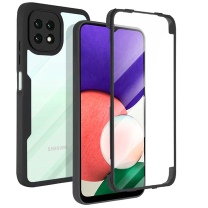 Калъф за Samsung Galaxy A22 5G A226, Techsuit, ColorVerse 360, Черен