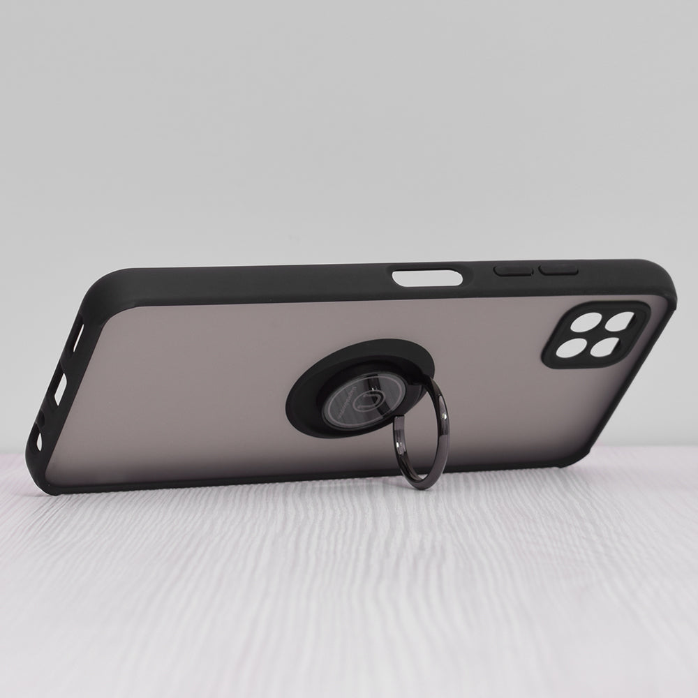 Case for Samsung Galaxy A22 5G A226, Techsuit, Glinth, Black