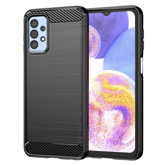 Калъф за Samsung Galaxy A23 5G A236 / A23 A235, Techsuit, Карбон, Черен