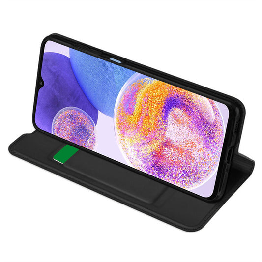 Калъф за Samsung Galaxy A23 5G A236 / A23 A235, Techsuit, Magskin Book, Черен