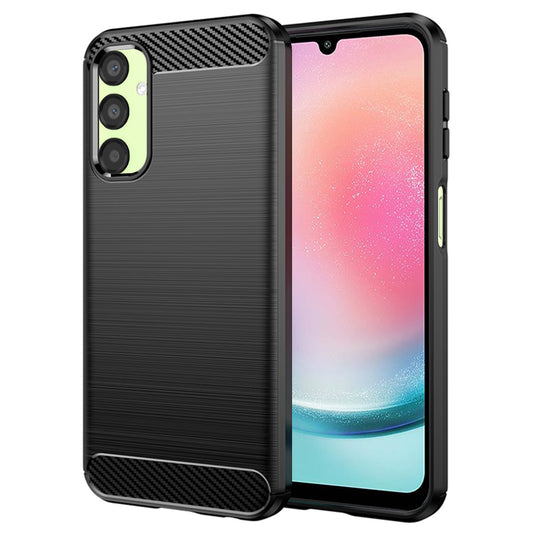 Калъф за Samsung Galaxy A24 4G A245, Techsuit, Карбон, Черен