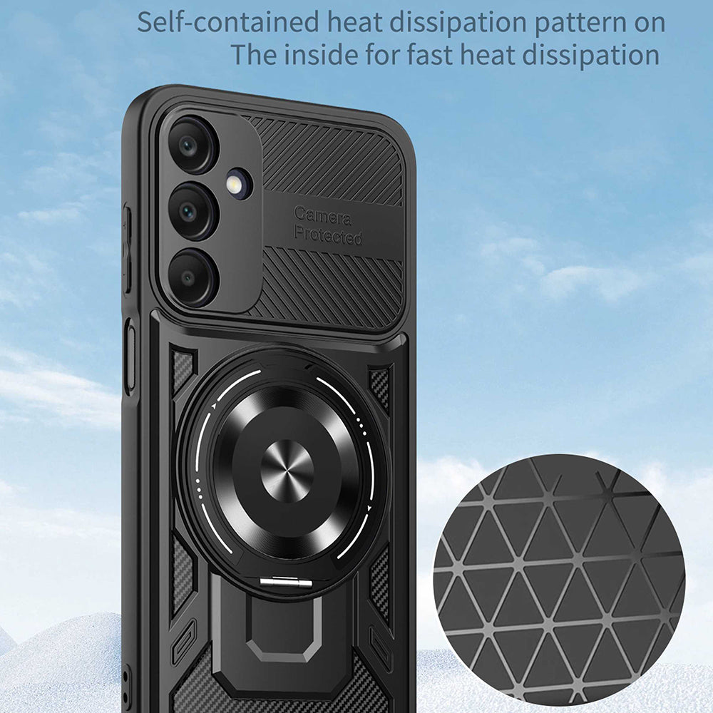 Калъф за Samsung Galaxy A25 A256, Techsuit, RuggedCam, Сив