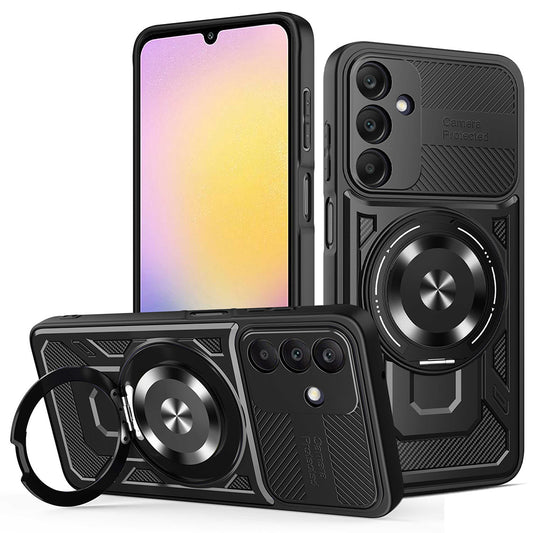 Калъф за Samsung Galaxy A25 A256, Techsuit, RuggedCam, Черен