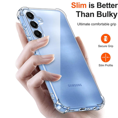 Калъф за Samsung Galaxy A25 A256, Techsuit, противоударен прозрачен, прозрачен