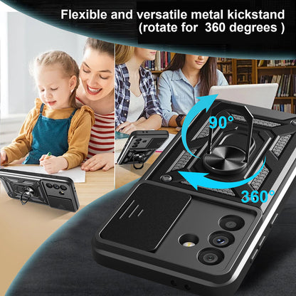 Case for Samsung Galaxy A26 A266, Techsuit, CamShield, Black