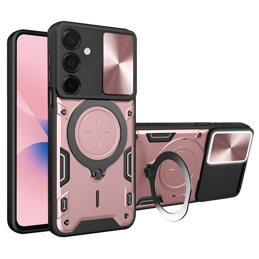Калъф за Samsung Galaxy A27 5G, Techsuit, CamGuard Pro, Розово злато