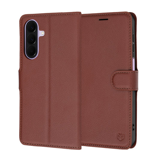 Калъф за Samsung Galaxy A27 5G, Techsuit, Leather Folio, Кафяв