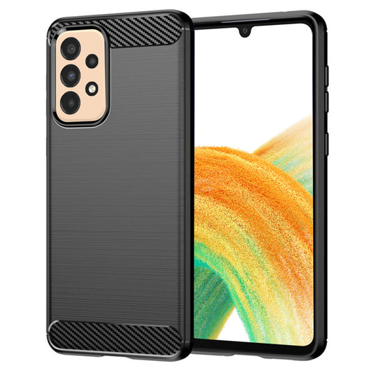 Калъф за Samsung Galaxy A33 5G A336, Techsuit, Карбон, Черен
