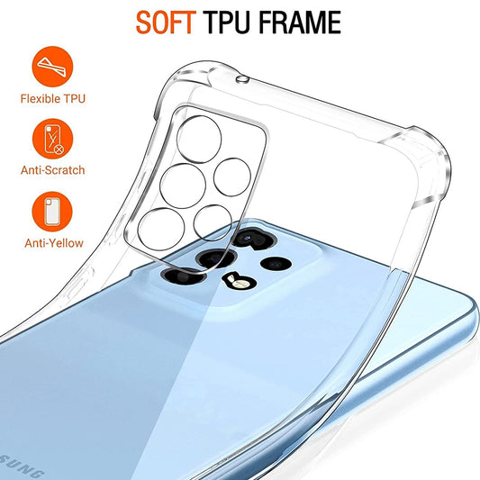 Калъф за Samsung Galaxy A33 5G A336, Techsuit, противоударен прозрачен, прозрачен