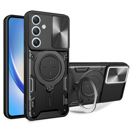 Калъф за Samsung Galaxy A34 A346, Techsuit, CamGuard Pro, Черен