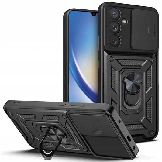 Калъф за Samsung Galaxy A34 A346, Techsuit, CamShield, Черен