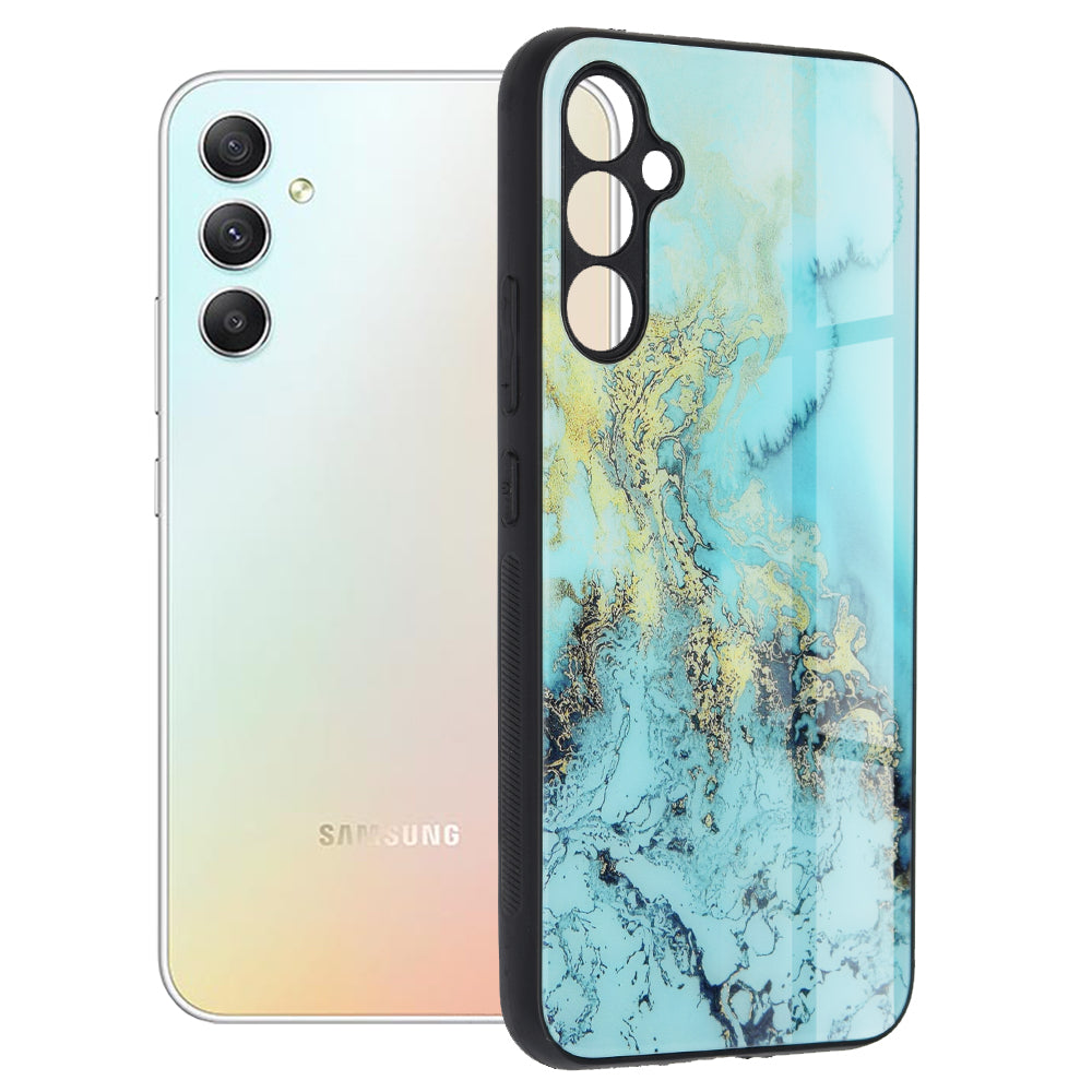 Калъф за Samsung Galaxy A34 A346, Techsuit, Glaze, Bleu