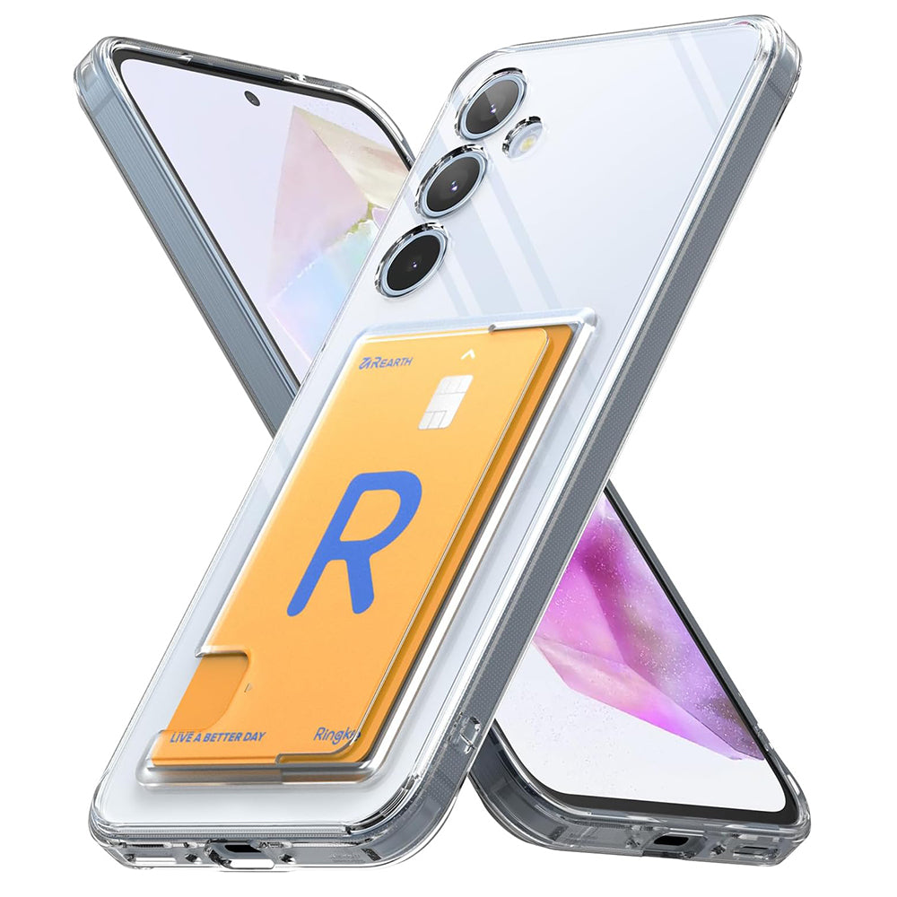 Калъф за Samsung Galaxy A35 5G A356, Ringke, Fusion Card, Прозрачен