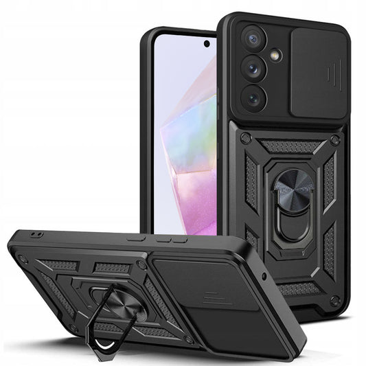 Калъф за Samsung Galaxy A35 5G A356, Techsuit, CamShield, Черен