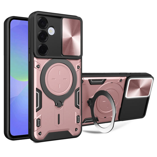 Калъф за Samsung Galaxy A36 A366, Techsuit, CamGuard Pro, Розово злато