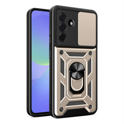 Калъф за Samsung Galaxy A36 A366, Techsuit, CamShield, Златист
