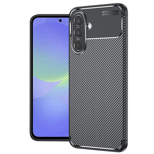 Калъф за Samsung Galaxy A36 A366, Techsuit, CarbonFiber, Черен