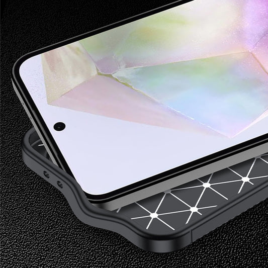 Калъф за Samsung Galaxy A36 A366, Techsuit, CarbonFiber, Черен
