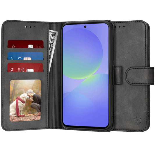 Калъф за Samsung Galaxy A36 A366, Techsuit, Diary Book, Черен