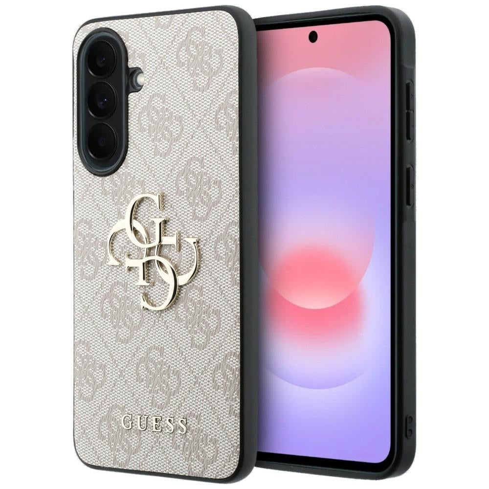 Калъф за Samsung Galaxy A37 5G, Guess, 4G Big Logo, Розов