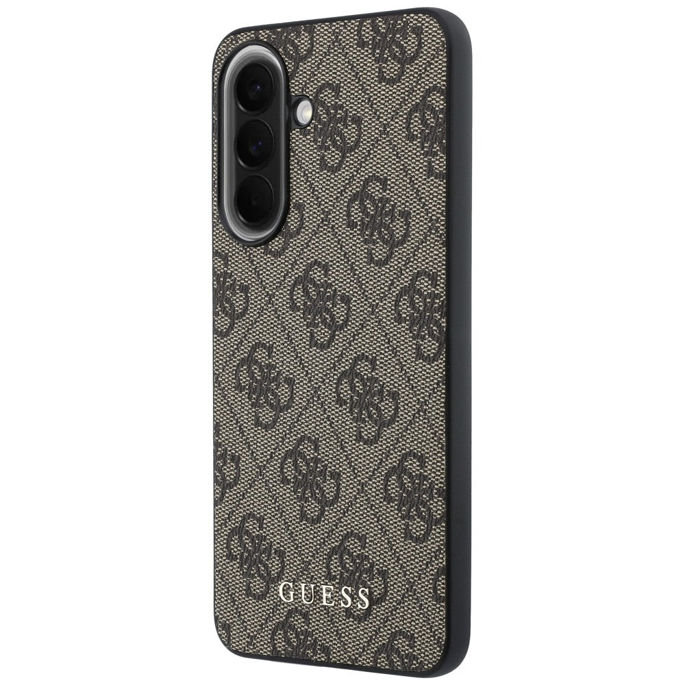 Калъф за Samsung Galaxy A37 5G, Guess, 4G Classic Logo Charm, Кафяв