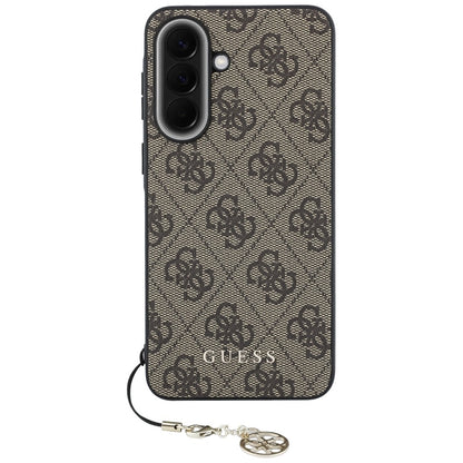 Калъф за Samsung Galaxy A37 5G, Guess, 4G Classic Logo Charm, Кафяв