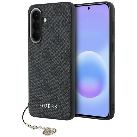 Калъф за Samsung Galaxy A37 5G, Guess, 4G Classic Logo Charm, Черен