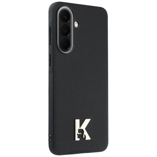 Калъф за Samsung Galaxy A37 5G, Karl Lagerfeld, Karl Head Logo, Черен