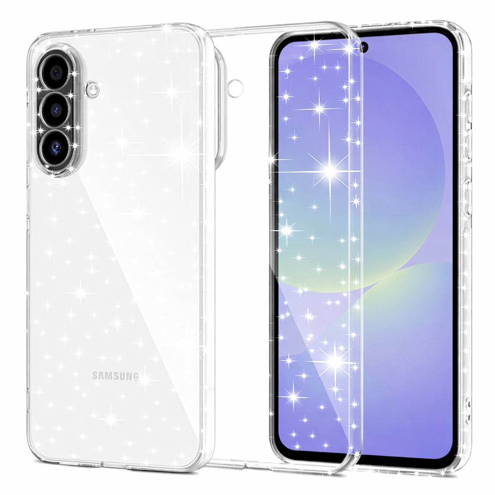 Калъф за Samsung Galaxy A37 5G, Techsuit, SparkleSkin, Прозрачен