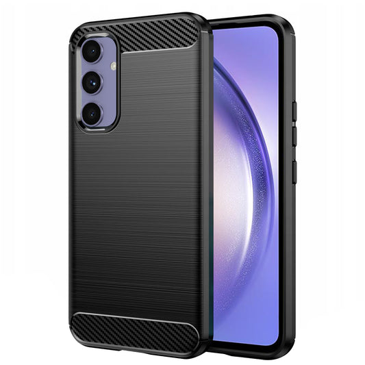 Калъф за Samsung Galaxy A54 A546, Techsuit, Карбон, Черен