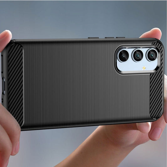 Калъф за Samsung Galaxy A54 A546, Techsuit, Карбон, Черен