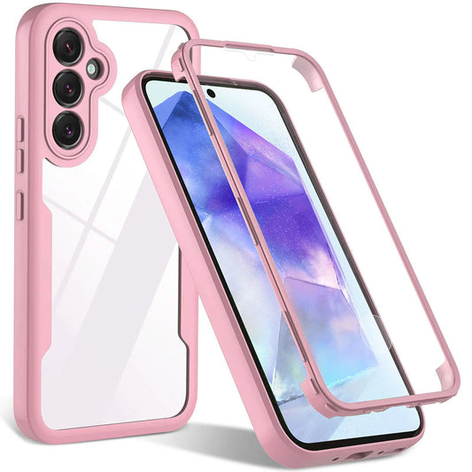 Калъф за Samsung Galaxy A54 A546, Techsuit, ColorVerse 360, Розов
