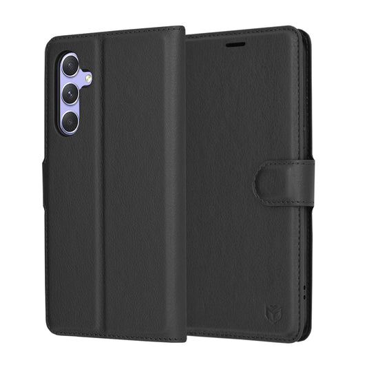 Калъф за Samsung Galaxy A54 A546, Techsuit, Leather Folio, Черен