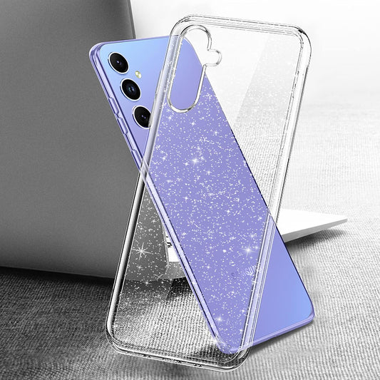 Калъф за Samsung Galaxy A54 A546, Techsuit, SparkleSkin, Прозрачен