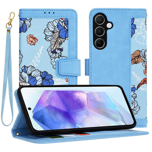 Калъф за Samsung Galaxy A55 5G A556, Techsuit, FlipCraft, Син