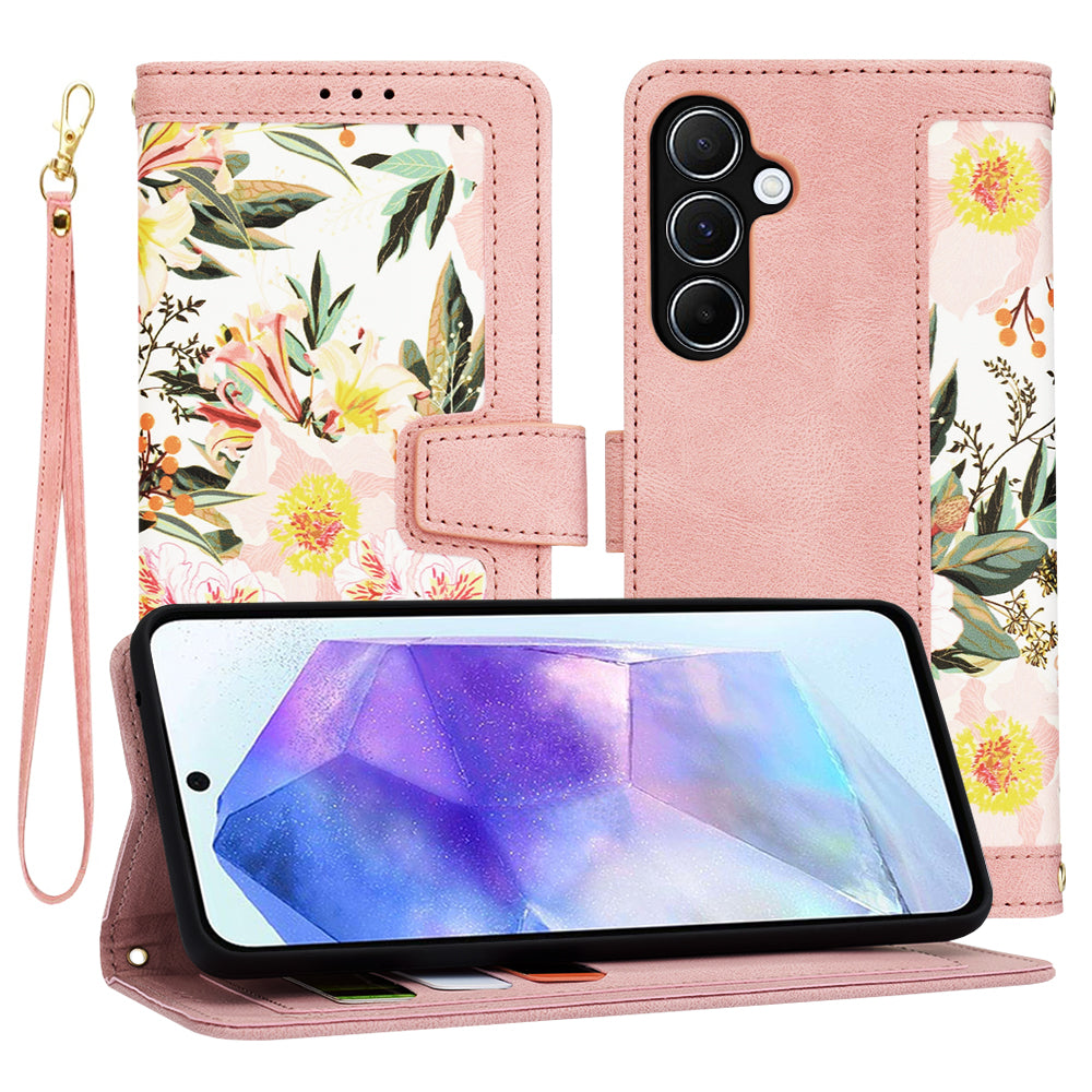 Калъф за Samsung Galaxy A55 5G A556, Techsuit, FlipCraft, Розов