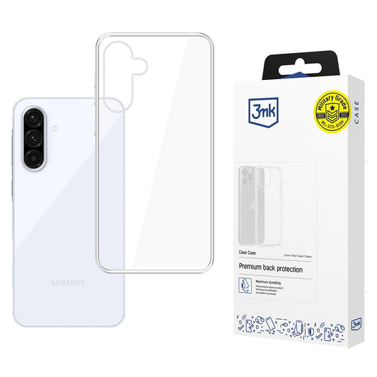 Калъф за Samsung Galaxy A56 A566 / A36 A366, 3MK, прозрачен, прозрачен