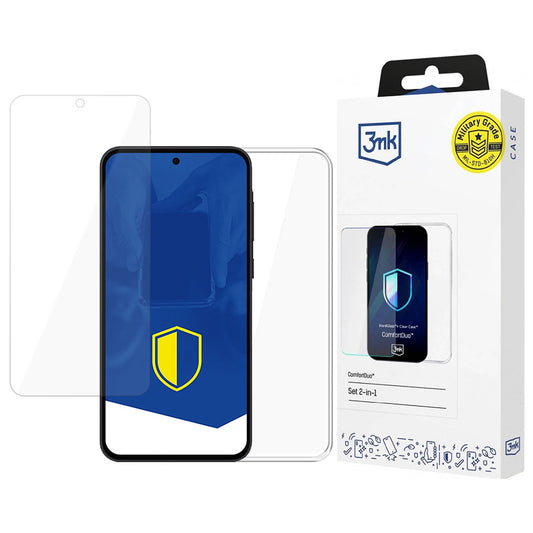 Калъф за Samsung Galaxy A56 A566 / A36 A366, 3MK, ComfortDuo, Прозрачен